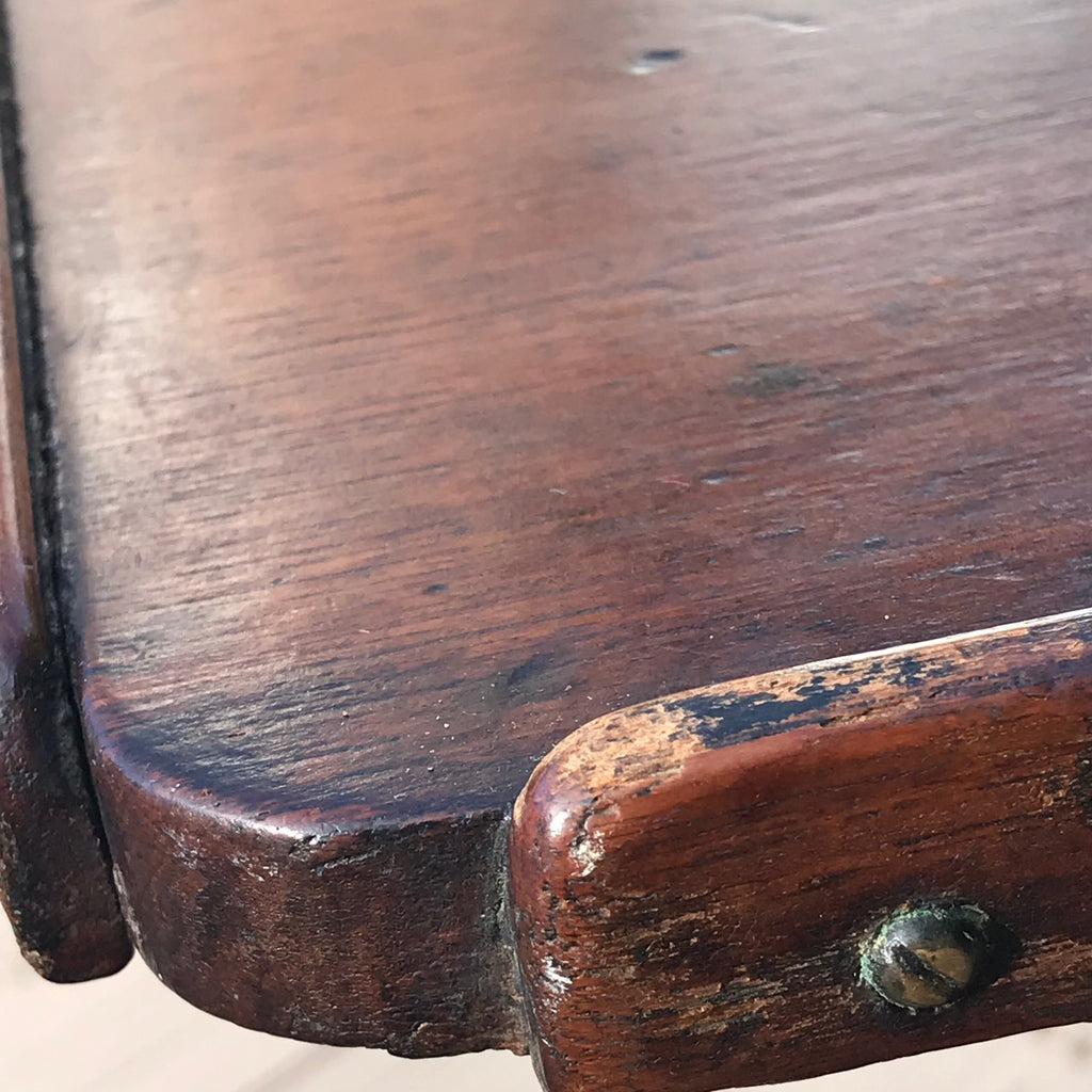 Rare 19th Century Teak Ships Table - Detail View - 3