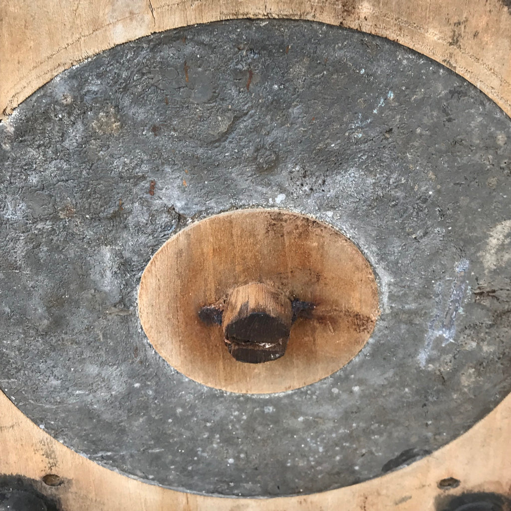 Rare 19th Century Teak Ships Table - Detail View - 6