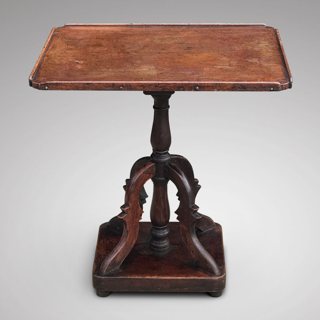 Rare 19th Century Teak Ships Table - Main View - 1