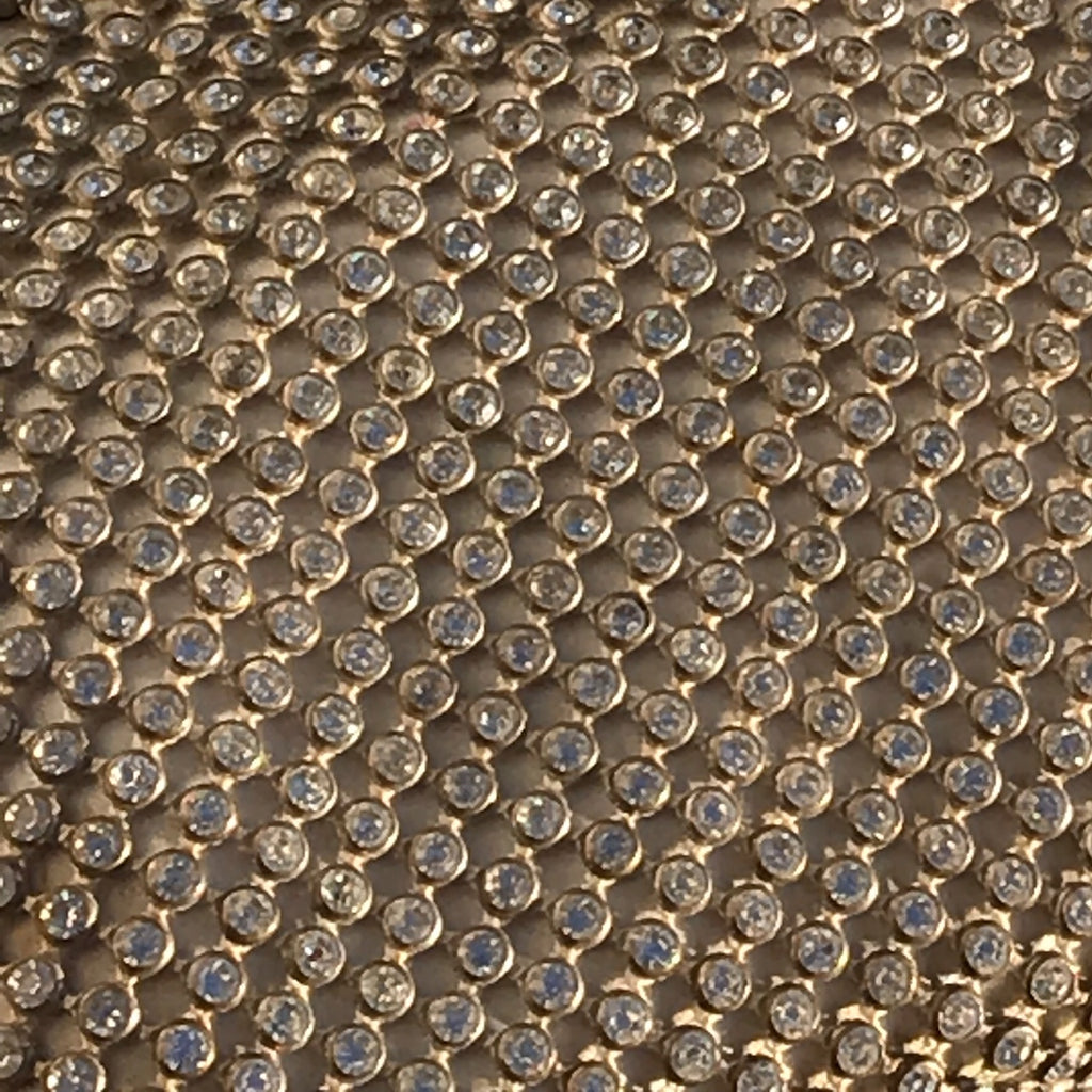 1950's French Diamante Evening Bag Compact