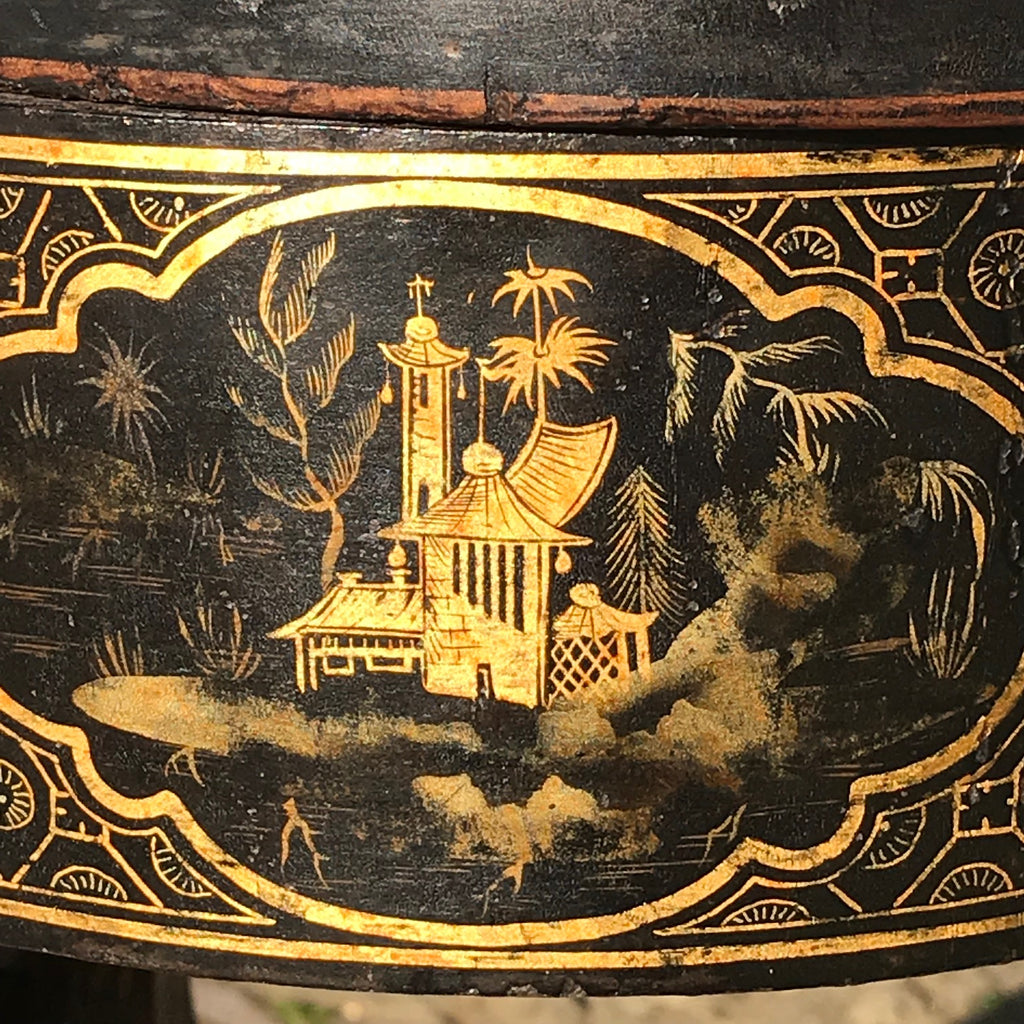 Regency Japanned & Painted Games Table