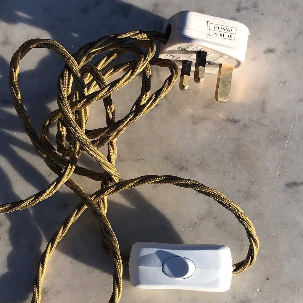 19th Century Adjustable Brass Desk Lamp - Detail View - 6