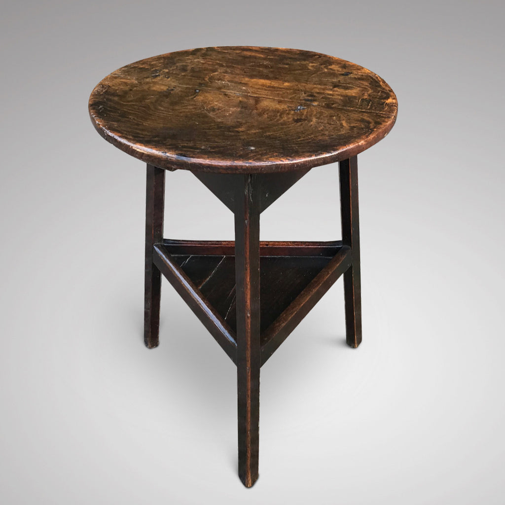 Georgian Oak Cricket Table - Main View - 2