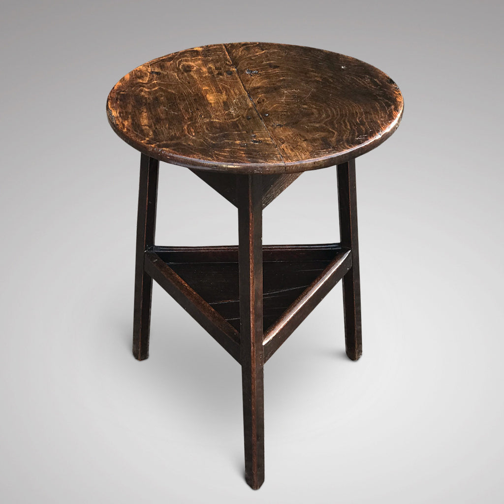 Georgian Oak Cricket Table - Main View - 1