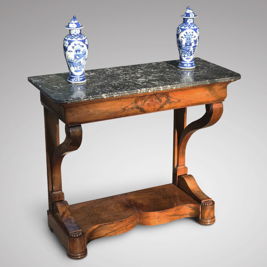 19th Century Walnut Console Table - Main View - 3