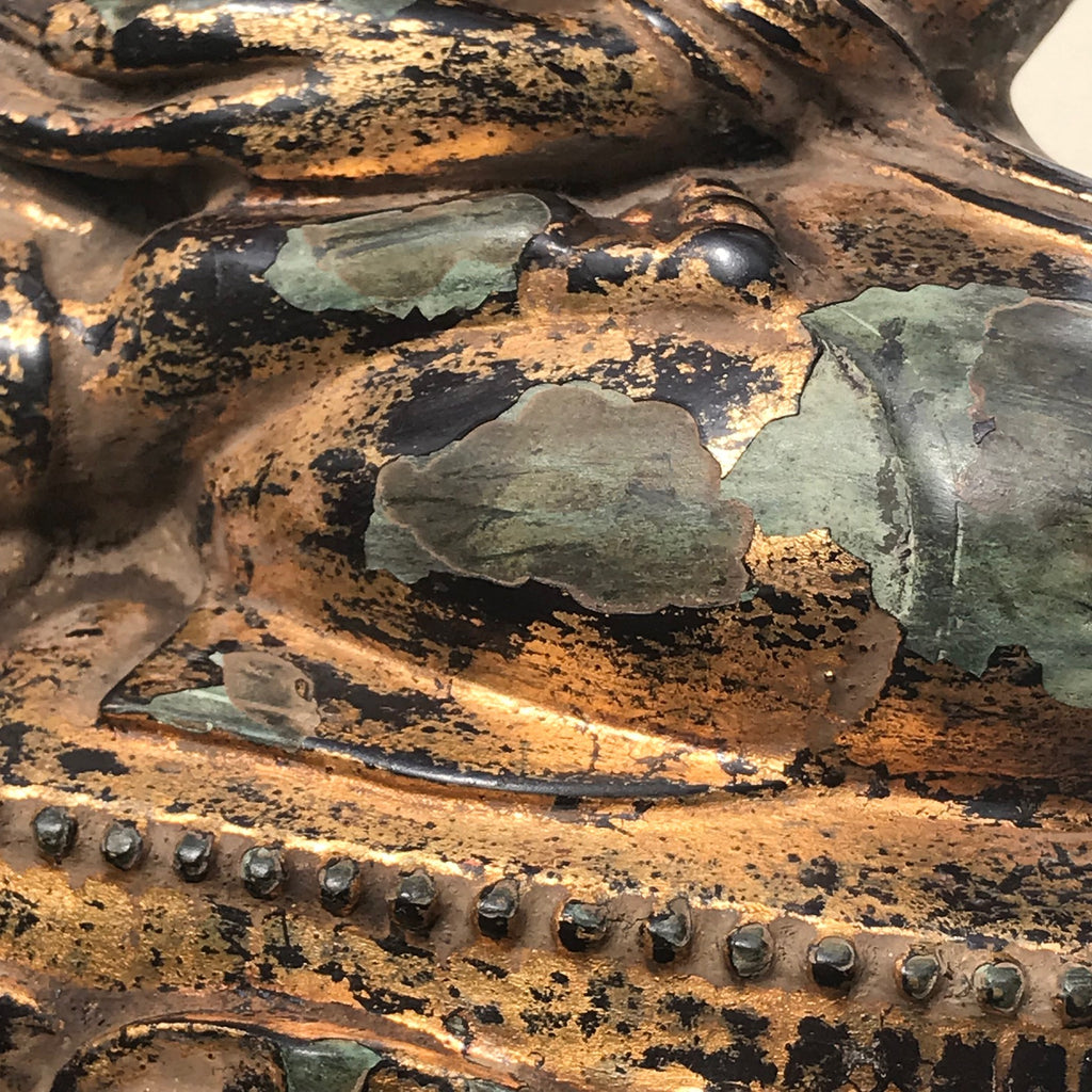 18th Century Gilt Bronze Buddha - Detail View - 6