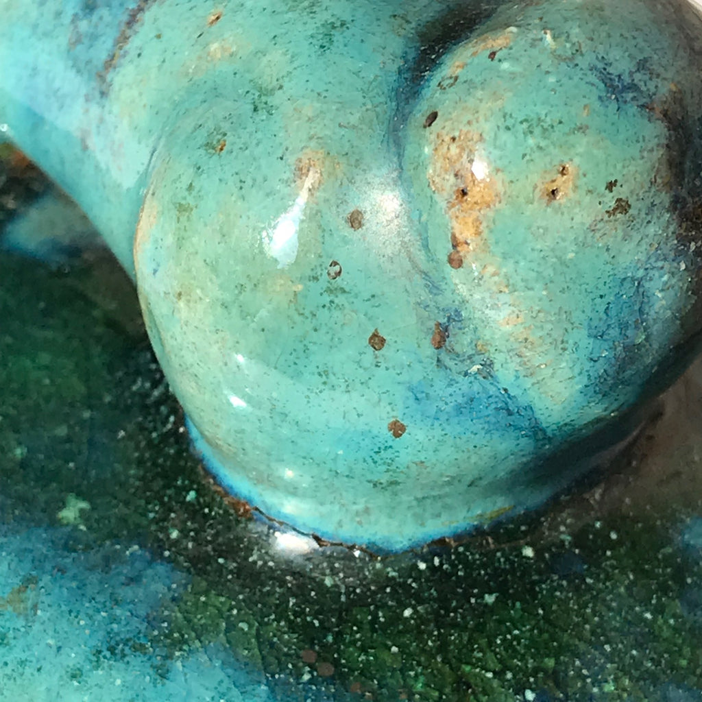 19th Century Chinese Jun Stoneware Vase & Cover