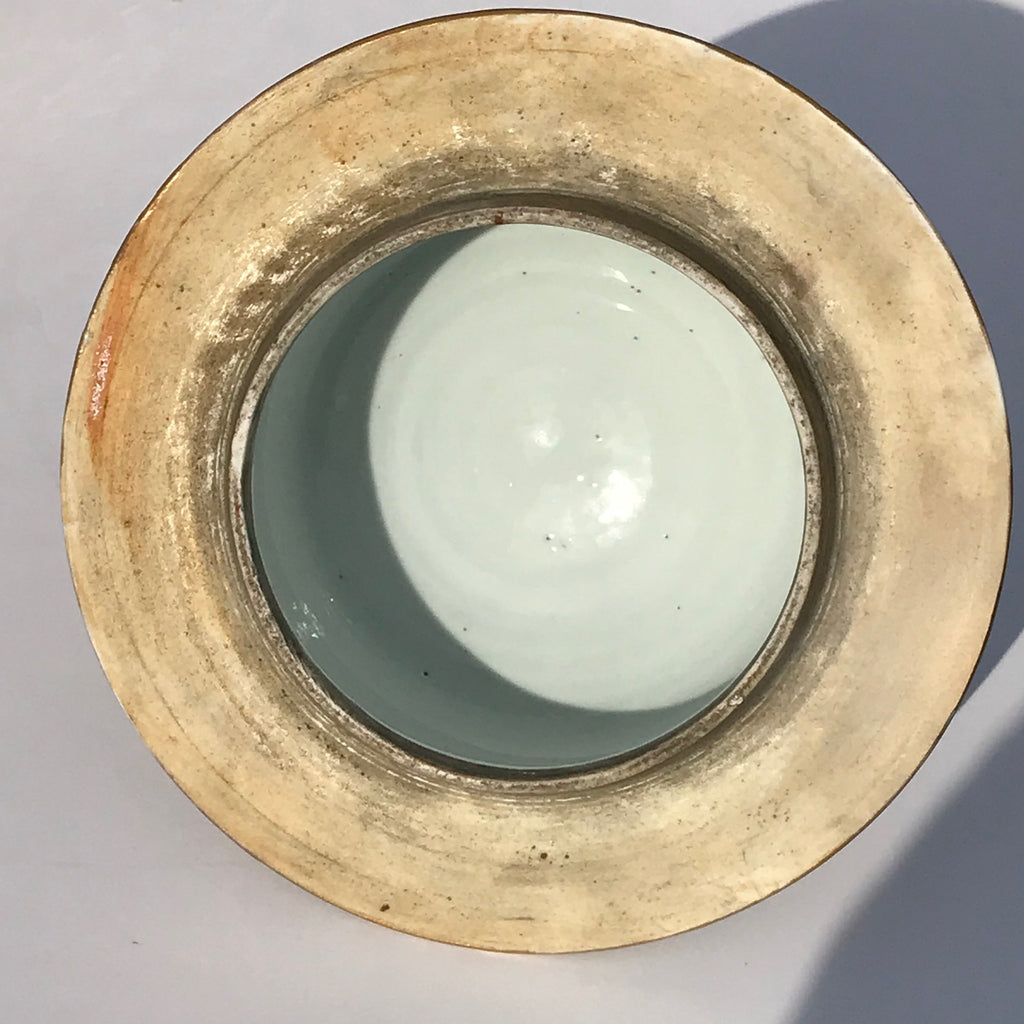 18th Century Imari Vase with Domed Cover