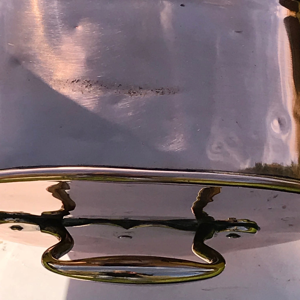 19th Century Copper Coal Scuttle - View of Handle - 5