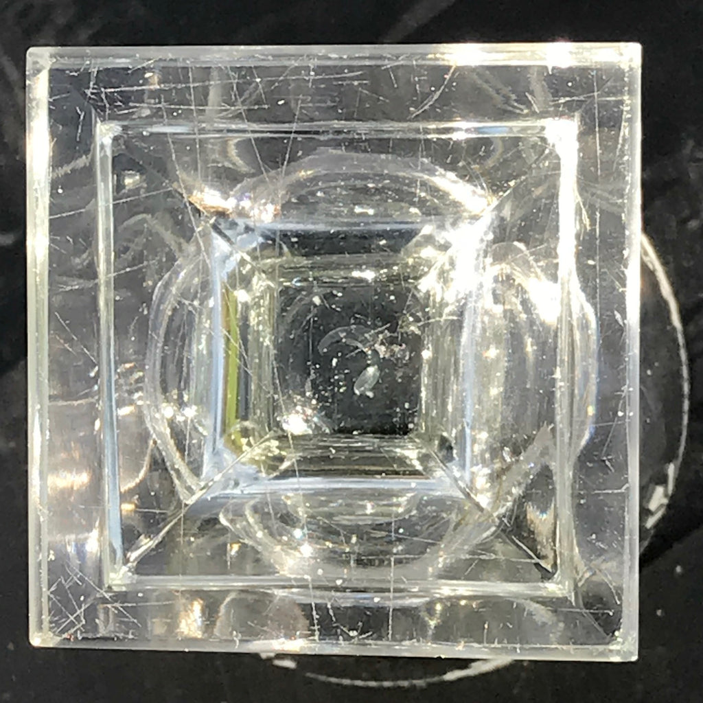 Pair of 19th Century Glass Urns - Detail of Base - 7