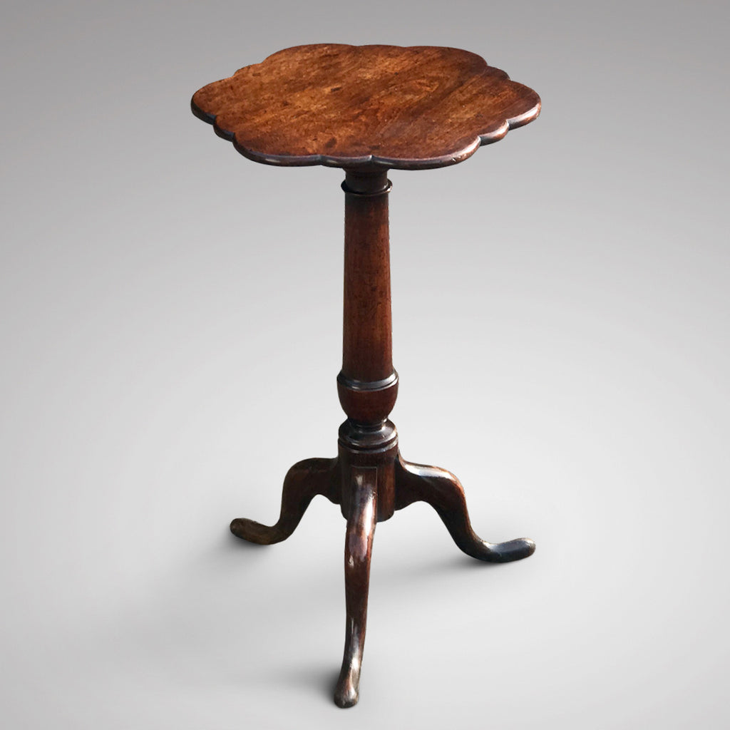 Georgian Fruitwood & Mahogany Wine Table - Detail View - 1