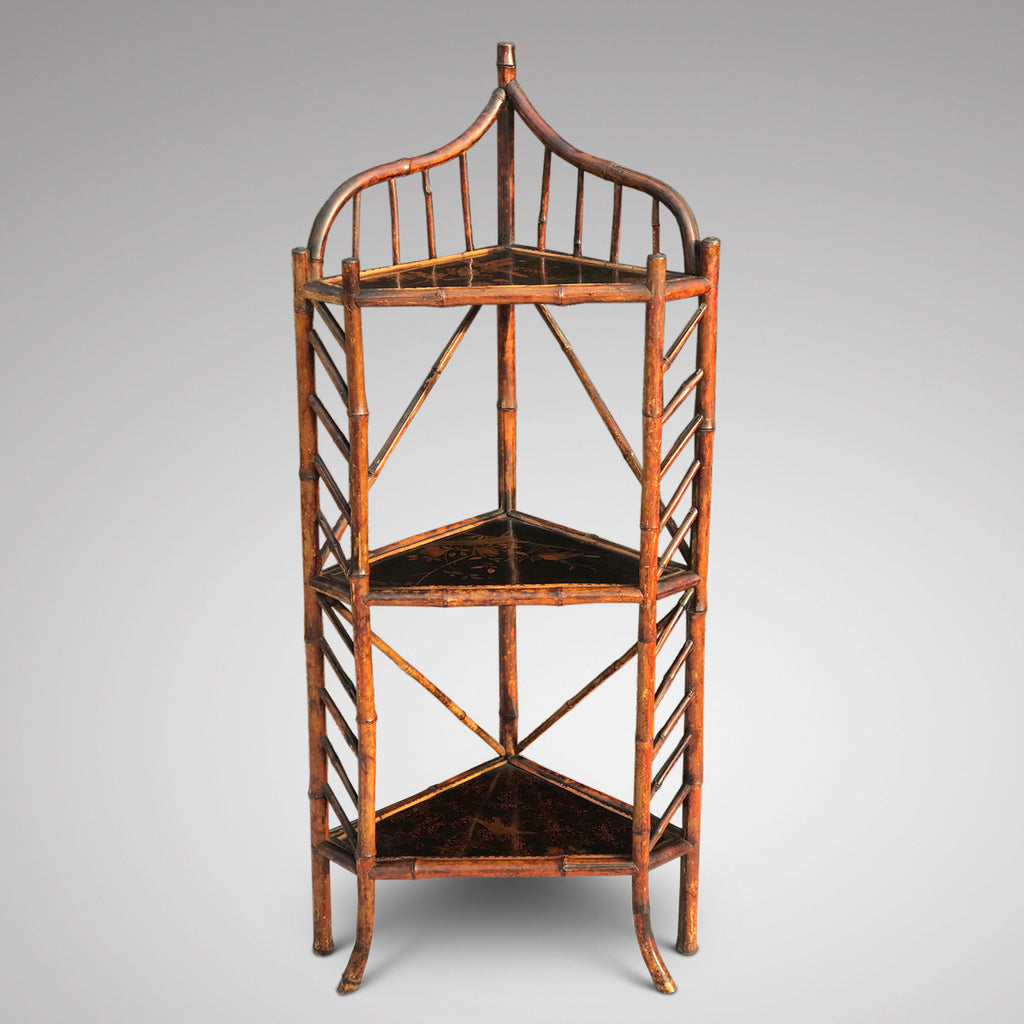 Victorian Bamboo Corner Stand - Main View - 1