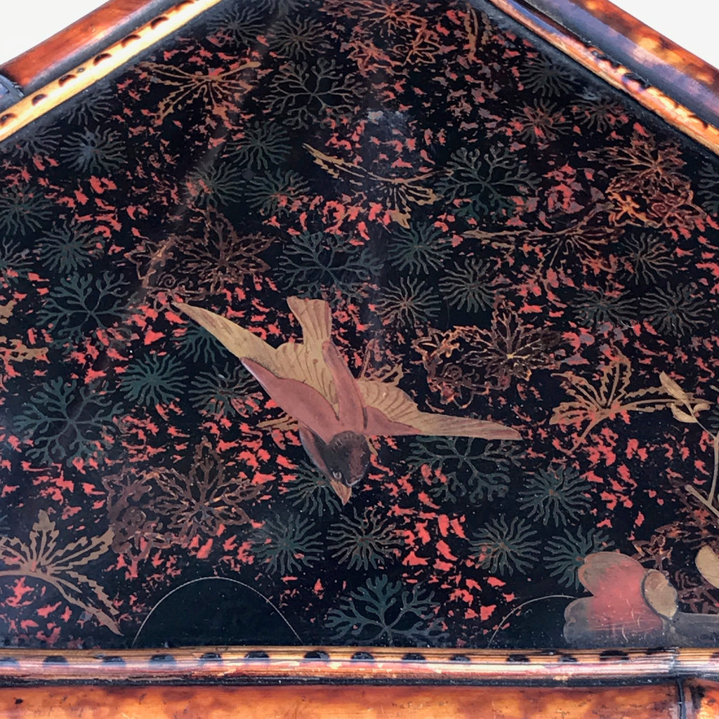 Victorian Bamboo Corner Stand - Shelf Detail View - 2