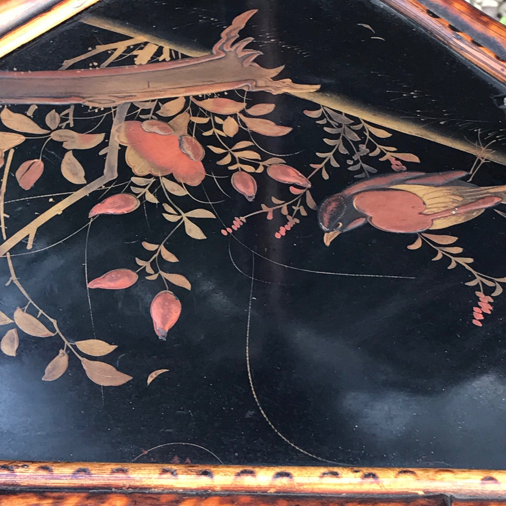 Victorian Bamboo Corner Stand - Shelf Detail View - 3