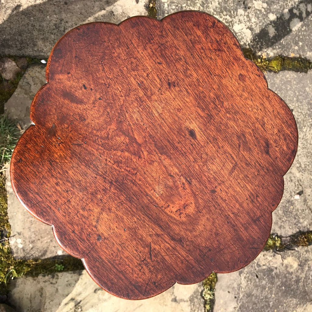 Georgian Fruitwood & Mahogany Wine Table - Detail View - 5
