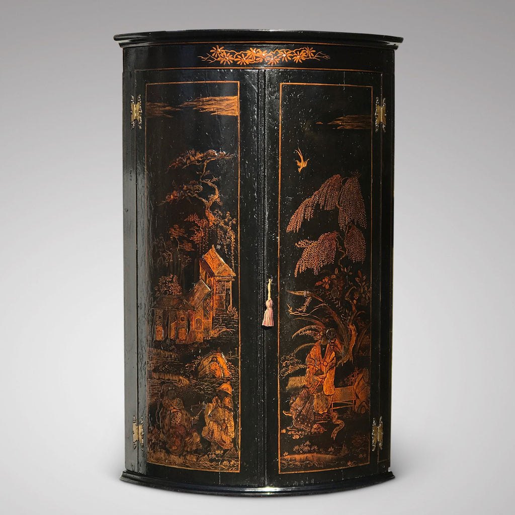 Georgian Chinoiserie Corner Cupboard - Main View - 1