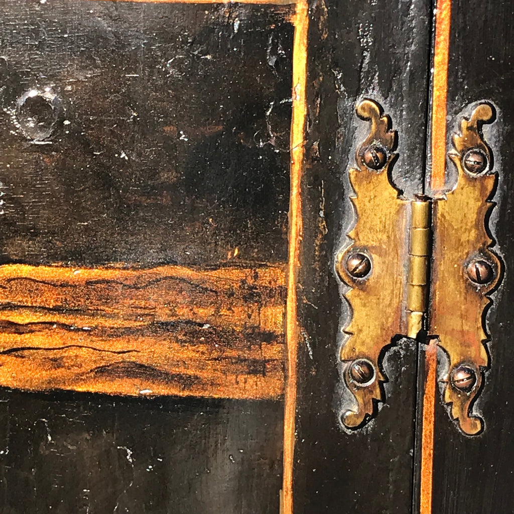 Georgian Chinoiserie Corner Cupboard - Detail View - 5