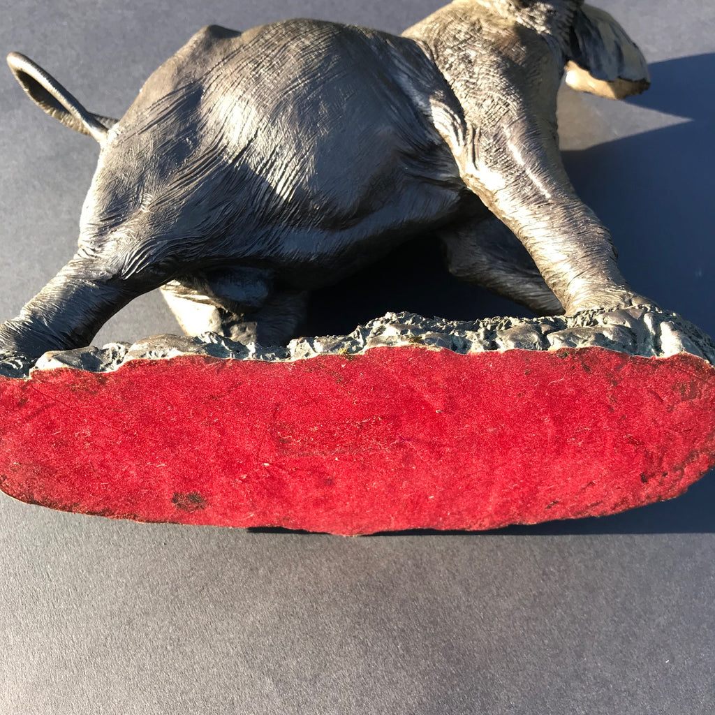 1930's Elephant Sculpture - Underside View - 6