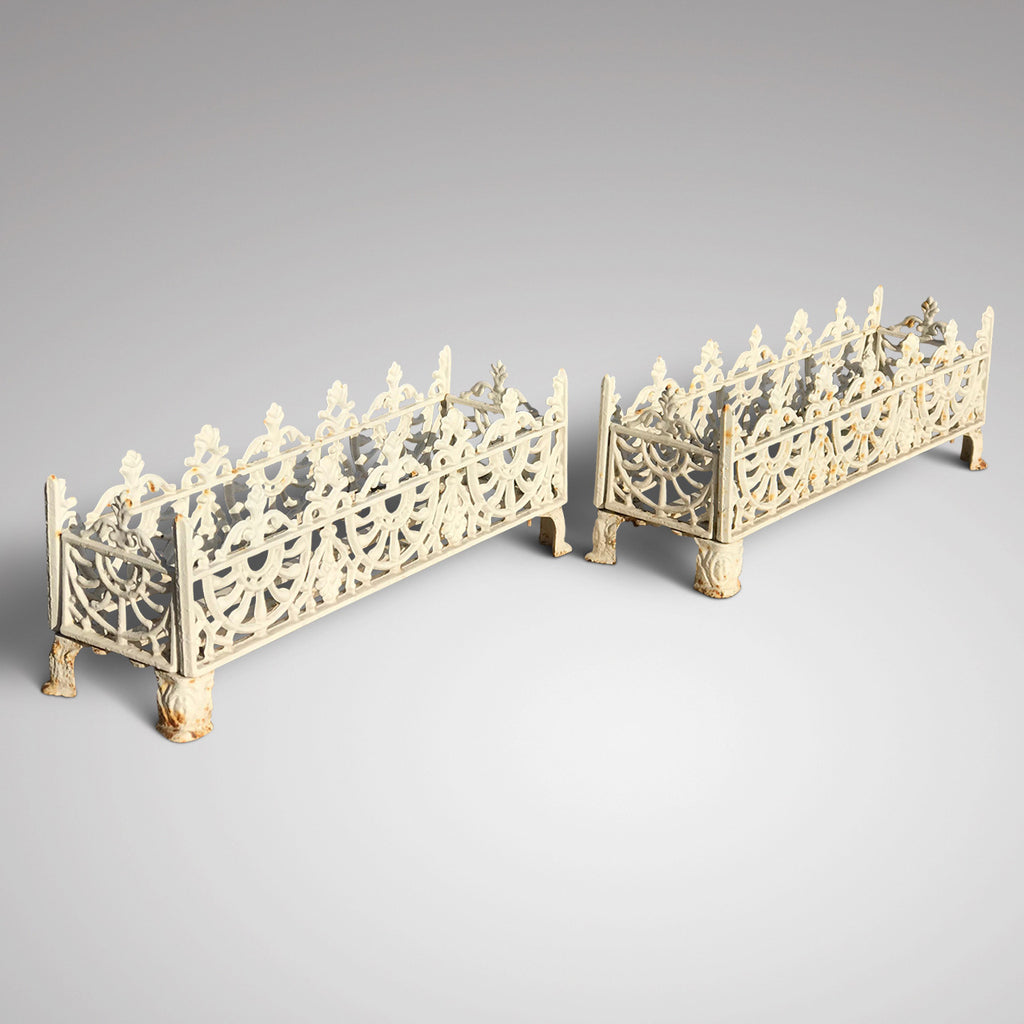 Pair of 19th Century Cast Iron Planters - Main View - 3