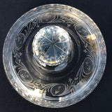 Large Pair of 19th Century Covered Glass Urns - View of Cover - 2