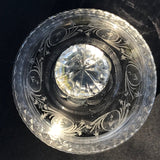 Pair of 19th Century Covered Glass Urns - View of Cover - 3