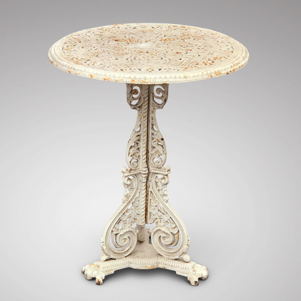 19th Century Cast Iron Garden Table attributed to Coalbrookdale - Main View - 1