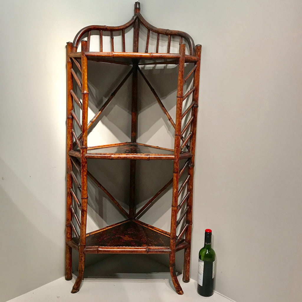 Victorian Bamboo Corner Stand - Main View Scale - 5