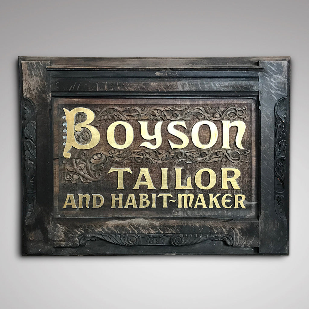 Large 19th Century Shop Sign - Main View - 1