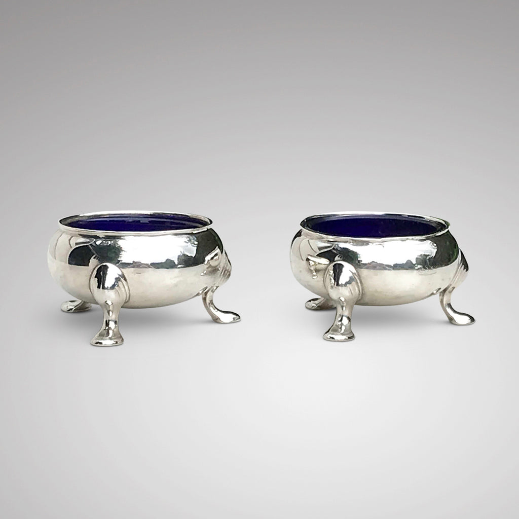 Pair of Georgian Silver Table Salts - Main View - 1
