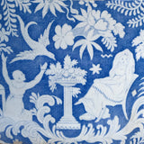 Large 19th Century Blue & White Cheese Dish - Pattern Detail - 4