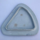 Large 19th Century Blue & White Cheese - Underside View - 9