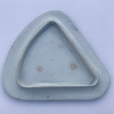 Large 19th Century Blue & White Cheese Dish - Underside View - 10