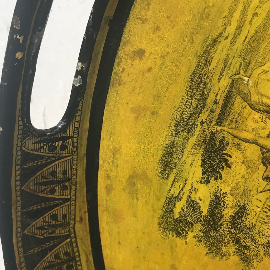 George IV Oval Toleware Tray - Detail View - 6