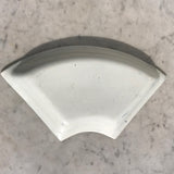 19th Century Blue & White Dish with Goldfinch & Rose Design - Back View - 3