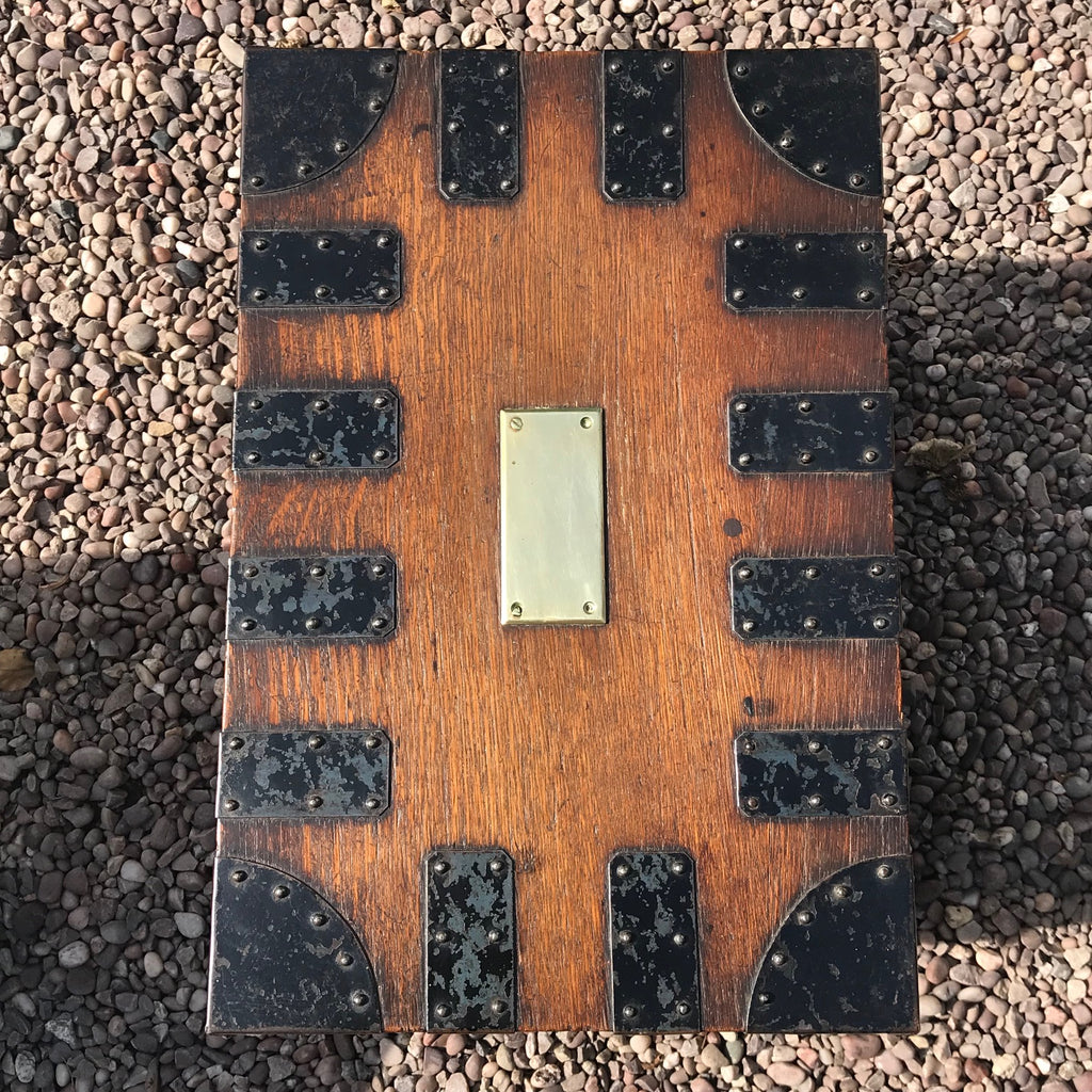 Two 19th Century Oak Silver Chests by Elkington & Co - Top View - 5