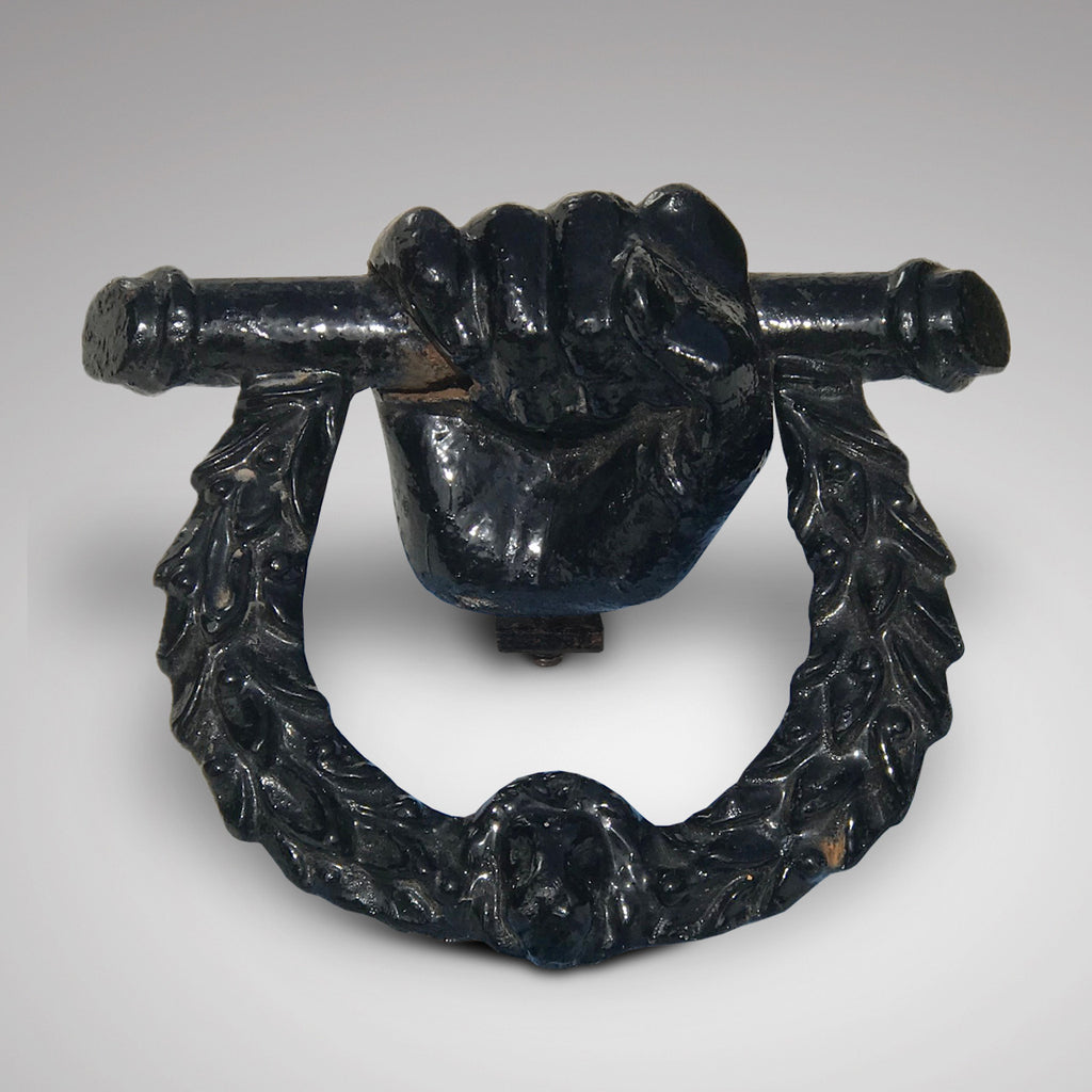 Victorian Cast Iron Door Knocker - Main View - 2