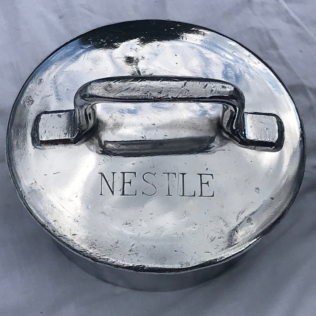 Old French Polished Aluminum Milk Churn - Detail View - 4