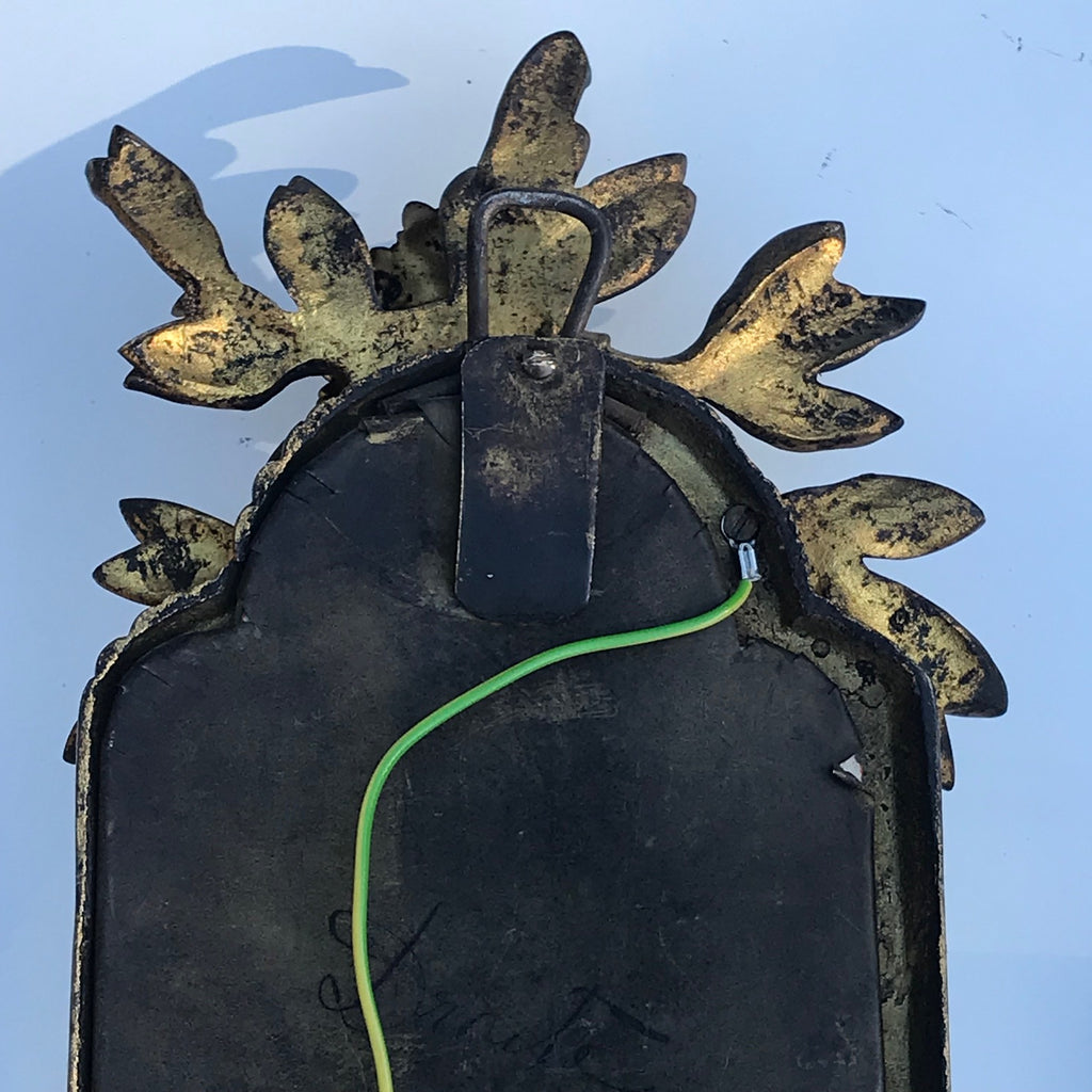 Pair of 19th Century Gilt Brass Girandoles - Back View - 5