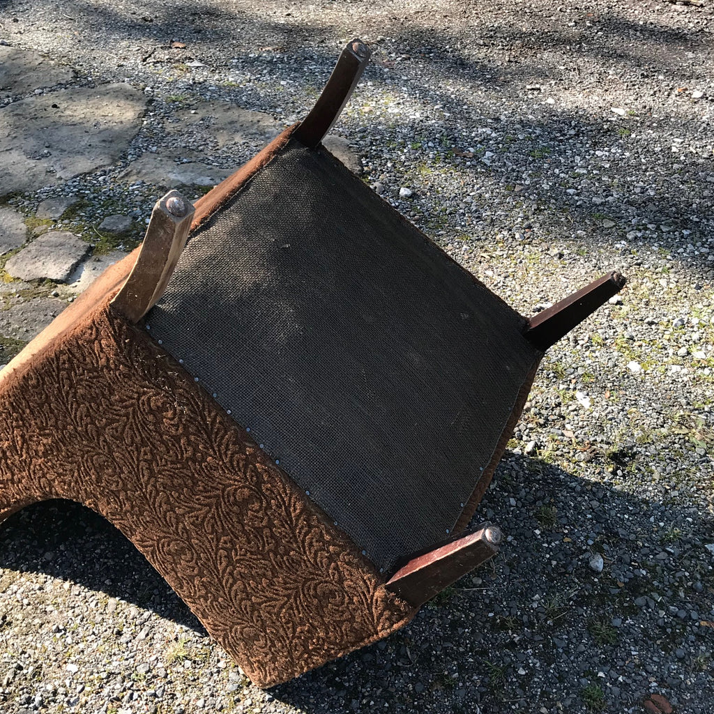 Edwardian Winged Armchair for Reupholstering - Detail View - 3