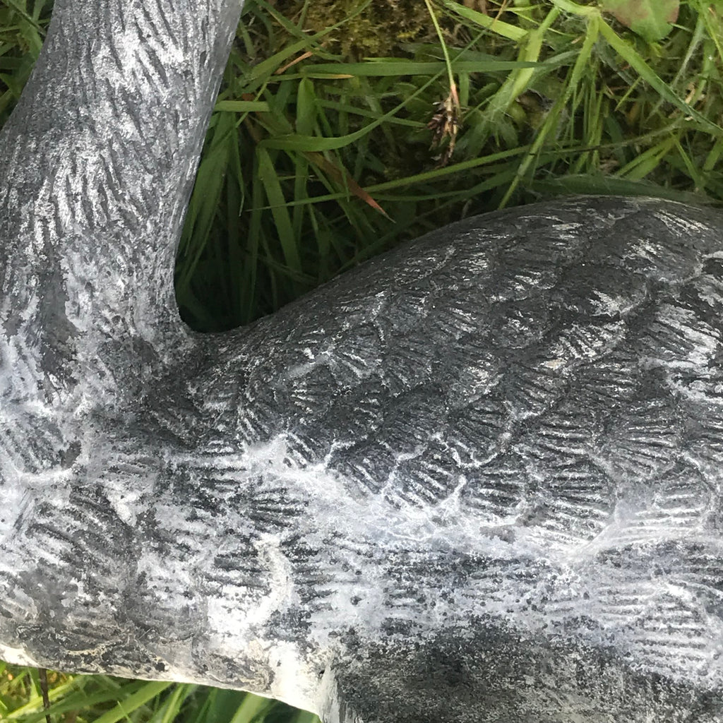 Two Spelter Duck Garden Ornaments - Detail View - 4