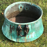 Large 19th Century Verdigris Copper Pot - Main View - 4