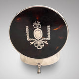 Antique Silver & Tortoiseshell Jewellery Box - Detail View - 3