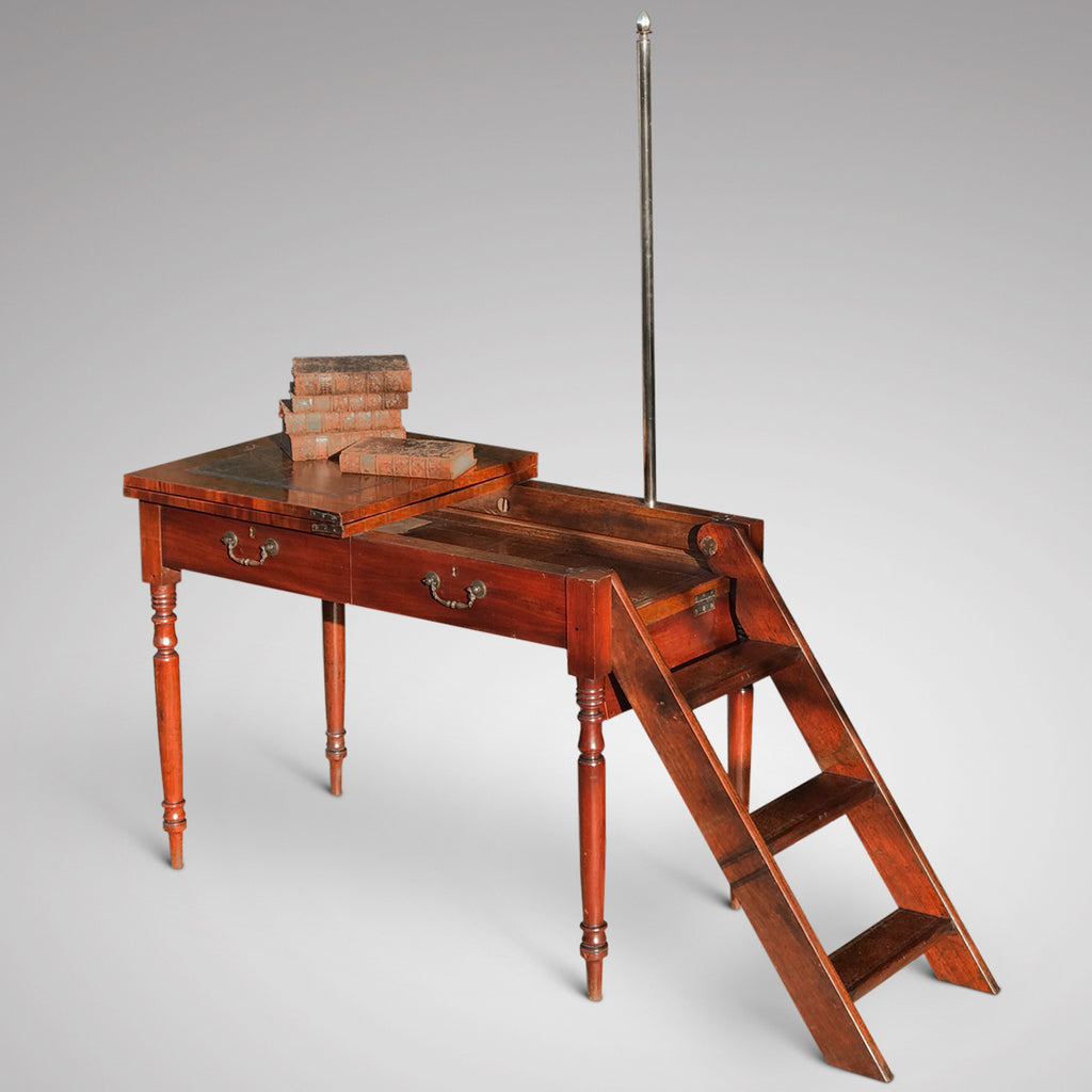 19th Century Metamorphic Library Table/Steps - Main View - 6