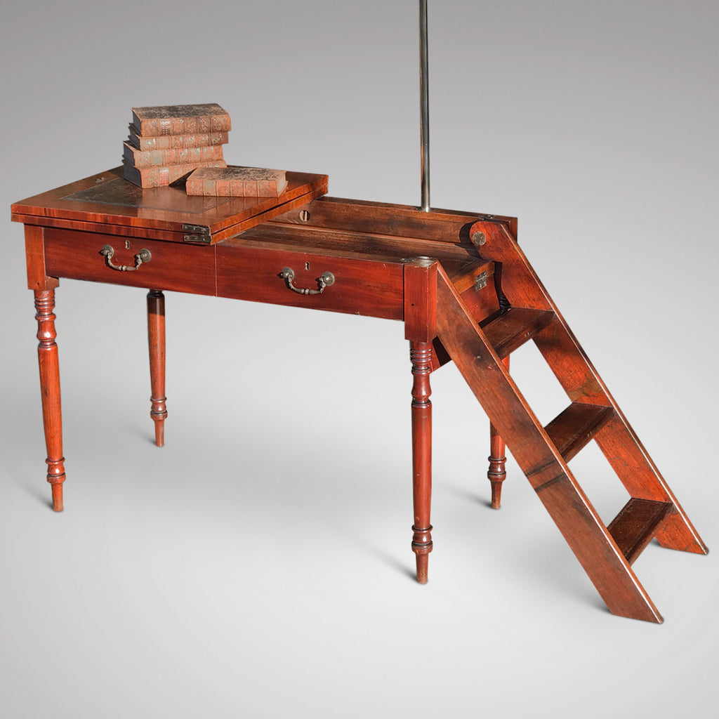 19th Century Metamorphic Library Table/Steps - Main View - 1