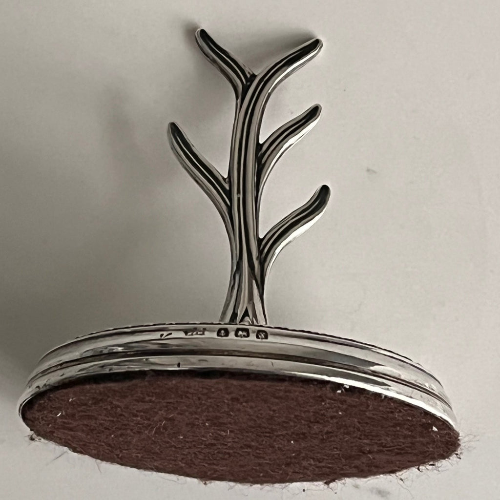 Antique Silver Ring Tree - Detail View - 2