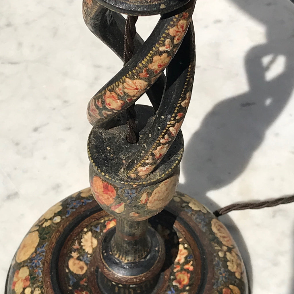 Pair of Antique Kashmiri Table Lamps - Detail View - 3