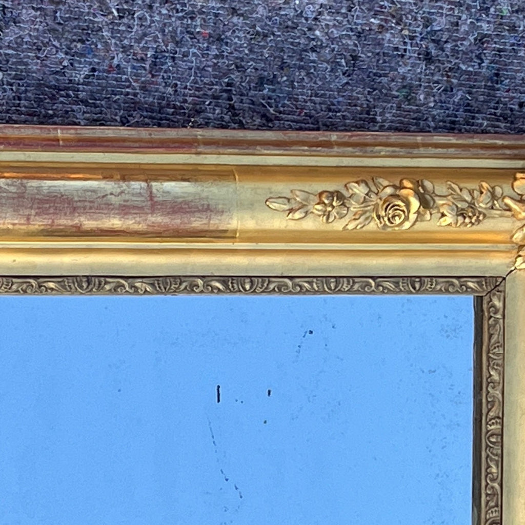 19th Century French Giltwood Mirror - Detail View - 3