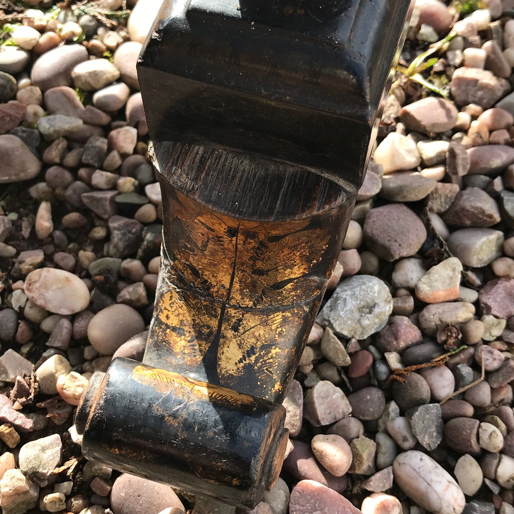 19th Century Japanned & Chinoiserie Painted Games Table