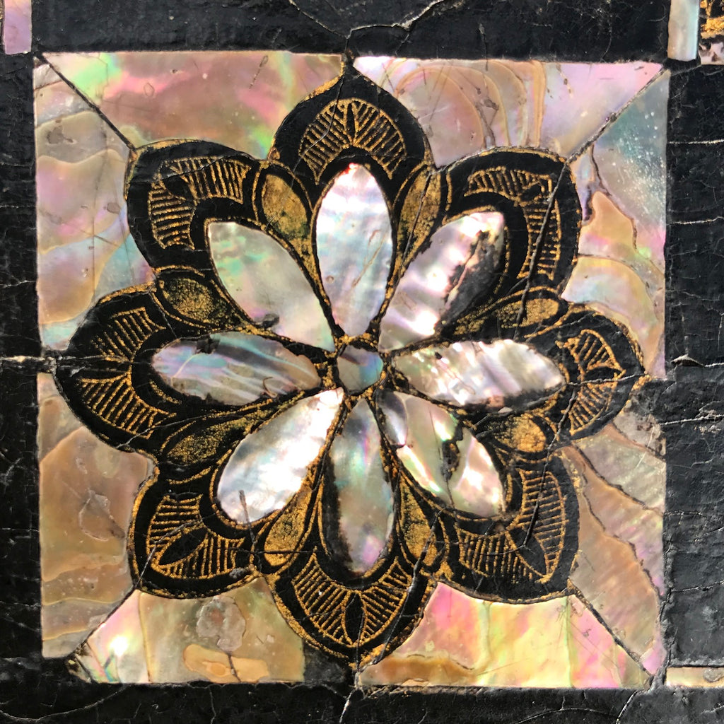 19th Century Japanned & Chinoiserie Painted Games Table