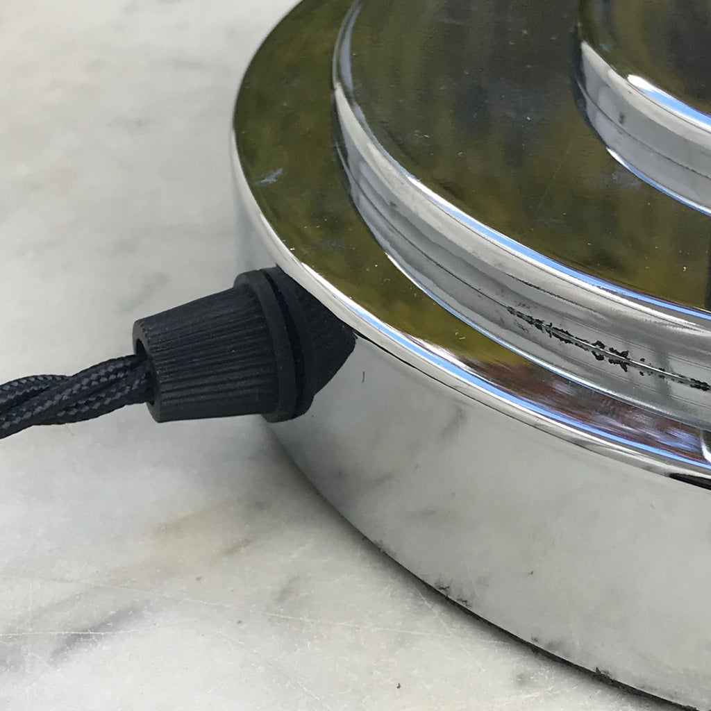 Art Deco Table Lamp with Metal Shade - Detail View - 3